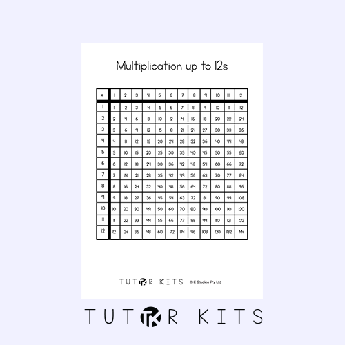 multiplication grid to 12